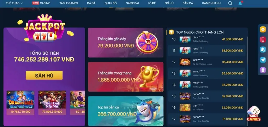 Trải nghiệm sòng bạc trực tuyến trên ứng dụng sgd777